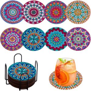 Strong and Wear-Resistant Sunflower for DIY Art Coasters
