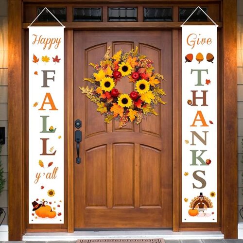 Beautiful Porch Banners for Fall Decorations Indoor and Outdoor