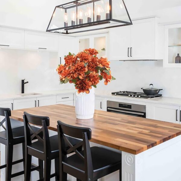 Artificial Flowers Daisy Mums with Stem Home Decor 5
