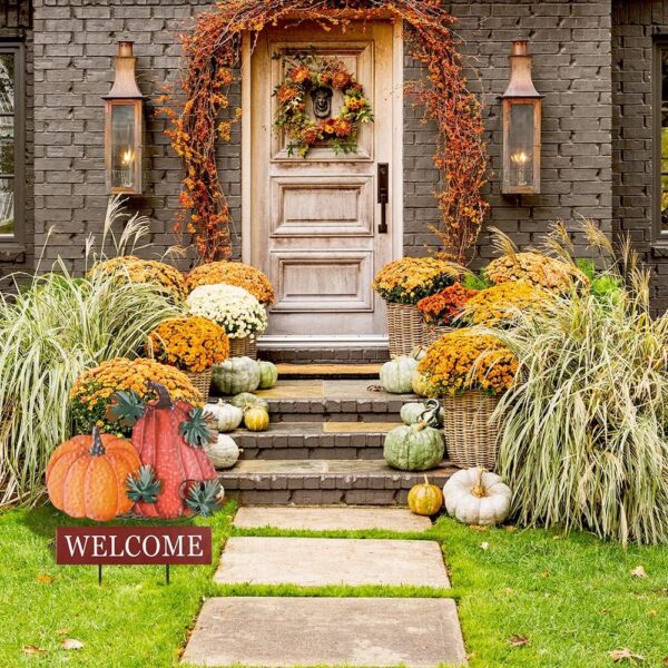 Fall Decorations for Home Outdoor Decorative Garden 5
