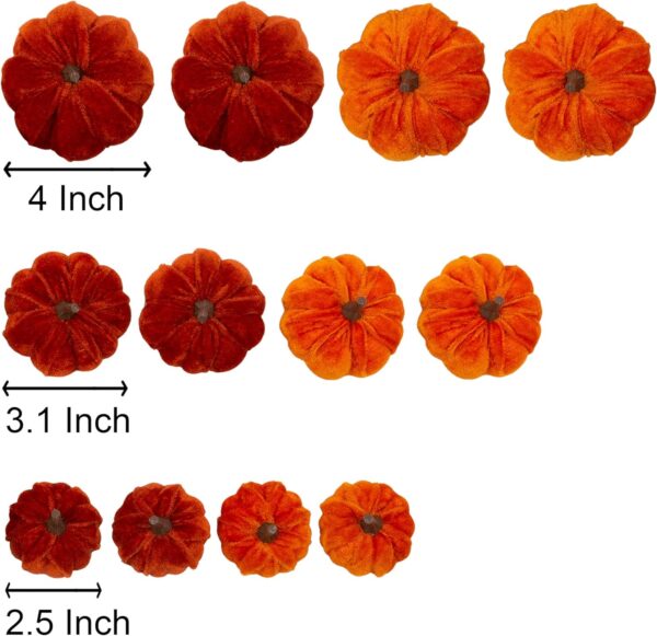 Artificial Pumpkins Velvet Pumpkins 4