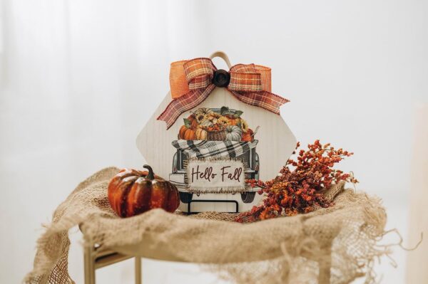 Rub on Transfers for Crafts and Furniture | 3 Design Sheets 6”x 12” | Home Decor Transfers | Furniture and Craft Decals | by Thymeless Designs (Hello Fall) 3