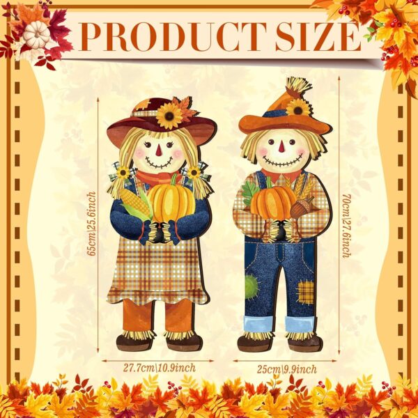 Limited Thanksgiving Hanging Beautiful Scarecrow 5