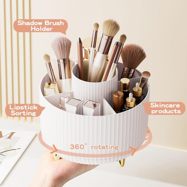 New Rotate Makeup Brush Holder Organizer 4