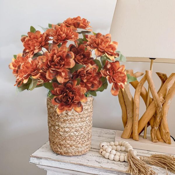 Artificial Flowers Daisy Mums with Stem Home Decor 4