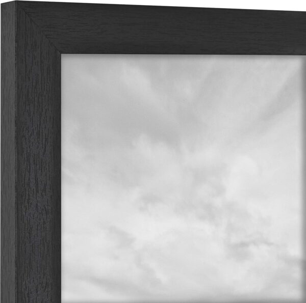 Picture Frame Black Woodgrain Rectangle Photo 4