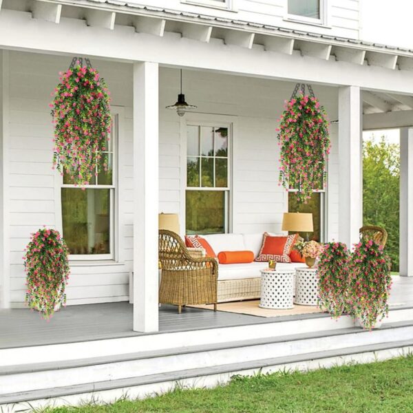 Beautiful Artificial Flowers for Happy Outdoors Plants 3