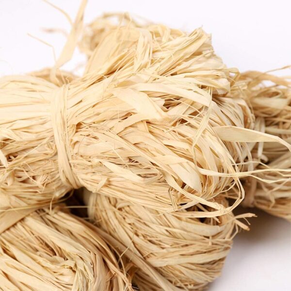 Natural Raffia Ribbon Paper Christmas Raffia for Florist Bouquets Decoration Crafts Raffia Ribbon 2X 50g 4