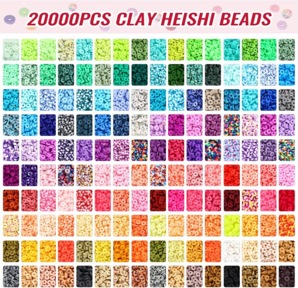 Bold and Beautiful Polymer Heishi Beads Jewelry Kit for Gifts 3