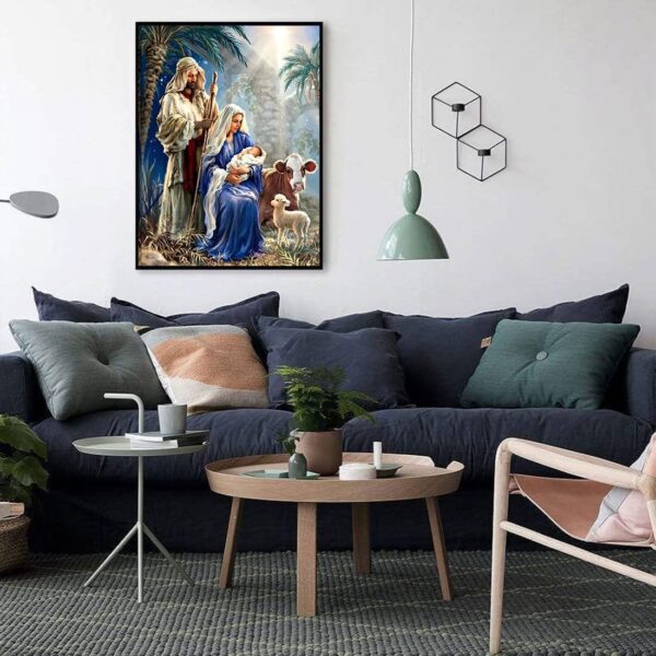 Jesus Was Born Beautiful Diamond Art Kits for the Holidays 2