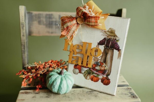 Rub on Transfers for Crafts and Furniture | 3 Design Sheets 6”x 12” | Home Decor Transfers | Furniture and Craft Decals | by Thymeless Designs (Hello Fall) 5