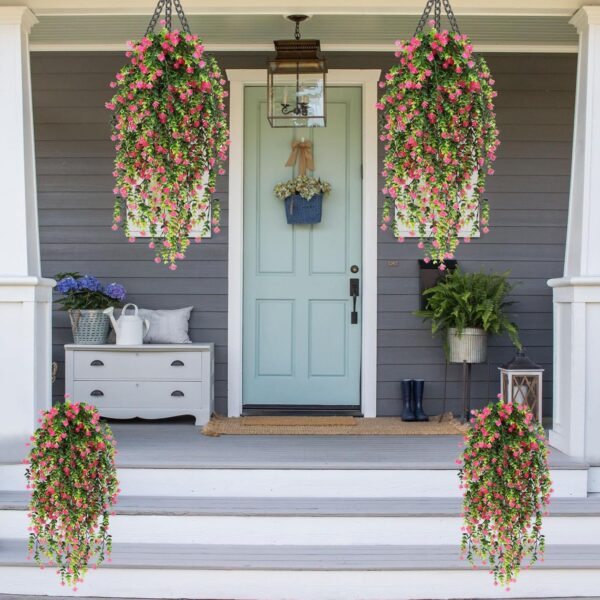 Beautiful Artificial Flowers for Happy Outdoors Plants 2