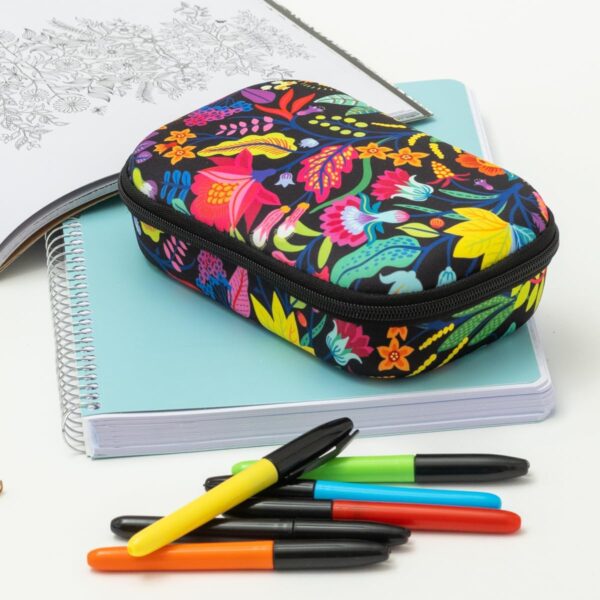 Flowers Pencil Box for Girls Pencil Case for School 2