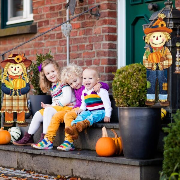 Limited Thanksgiving Hanging Beautiful Scarecrow 2