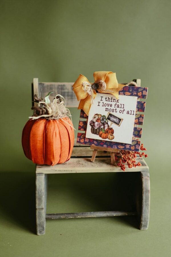 Rub on Transfers for Crafts and Furniture | 3 Design Sheets 6”x 12” | Home Decor Transfers | Furniture and Craft Decals | by Thymeless Designs (Hello Fall) 6