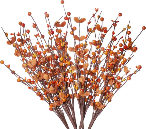 Fall Artificial Fall Berry Picks  Autumn Berry