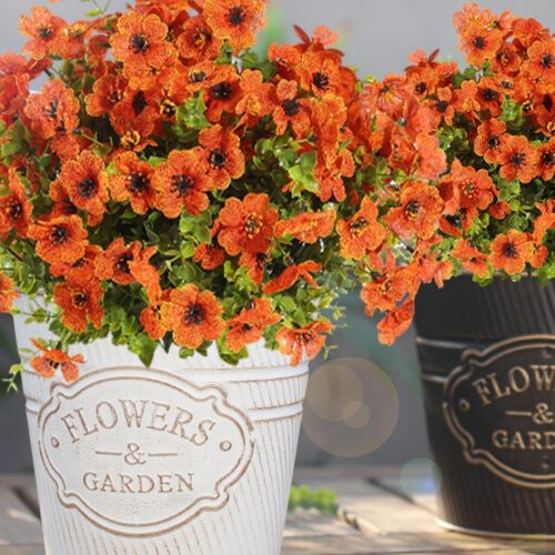1 Fall Flowers Artificial for Decoration for Outdoor