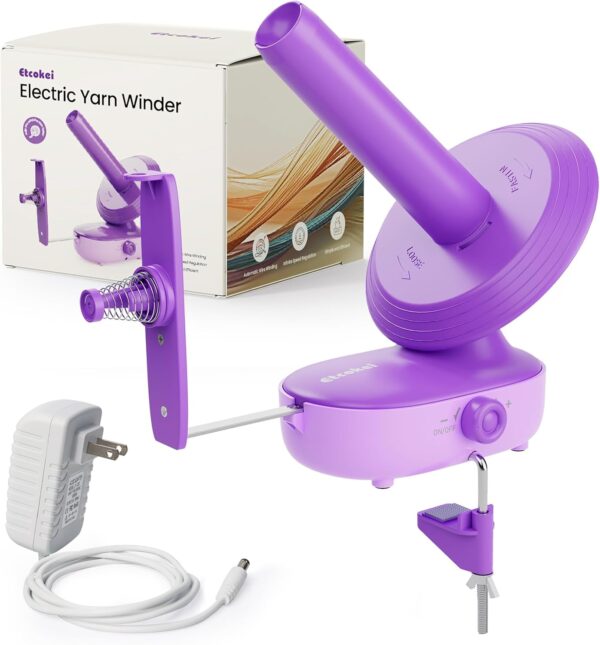 Electric Yarn Ball Winder with Stepless Speed 1