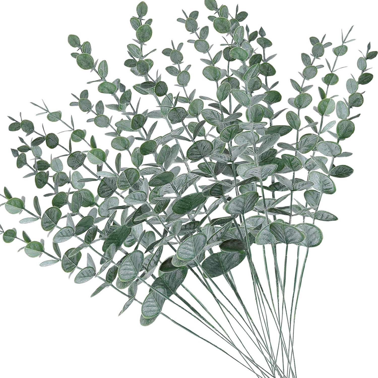 Faux Eucalyptus Stems Flowers for Home Decoration