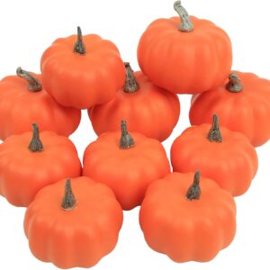 Orange Artificial Pumpkins for Decorating Thanksgiving