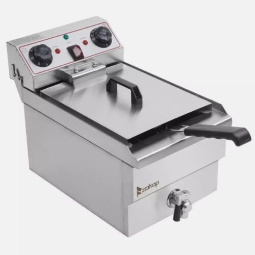 1 Stainless Steel Electric Deep Fryer Basket