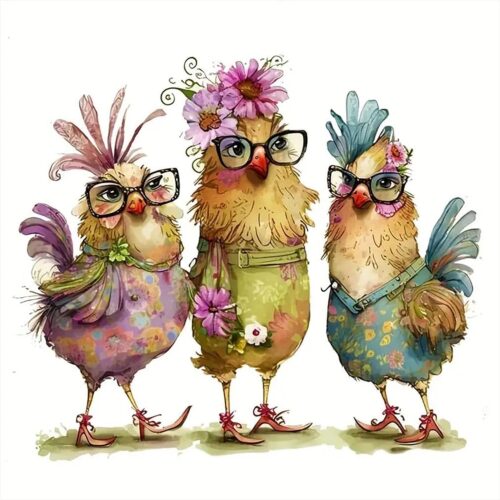 1 - Copy - Copy - Copy DIY Chicken Diamond Art
