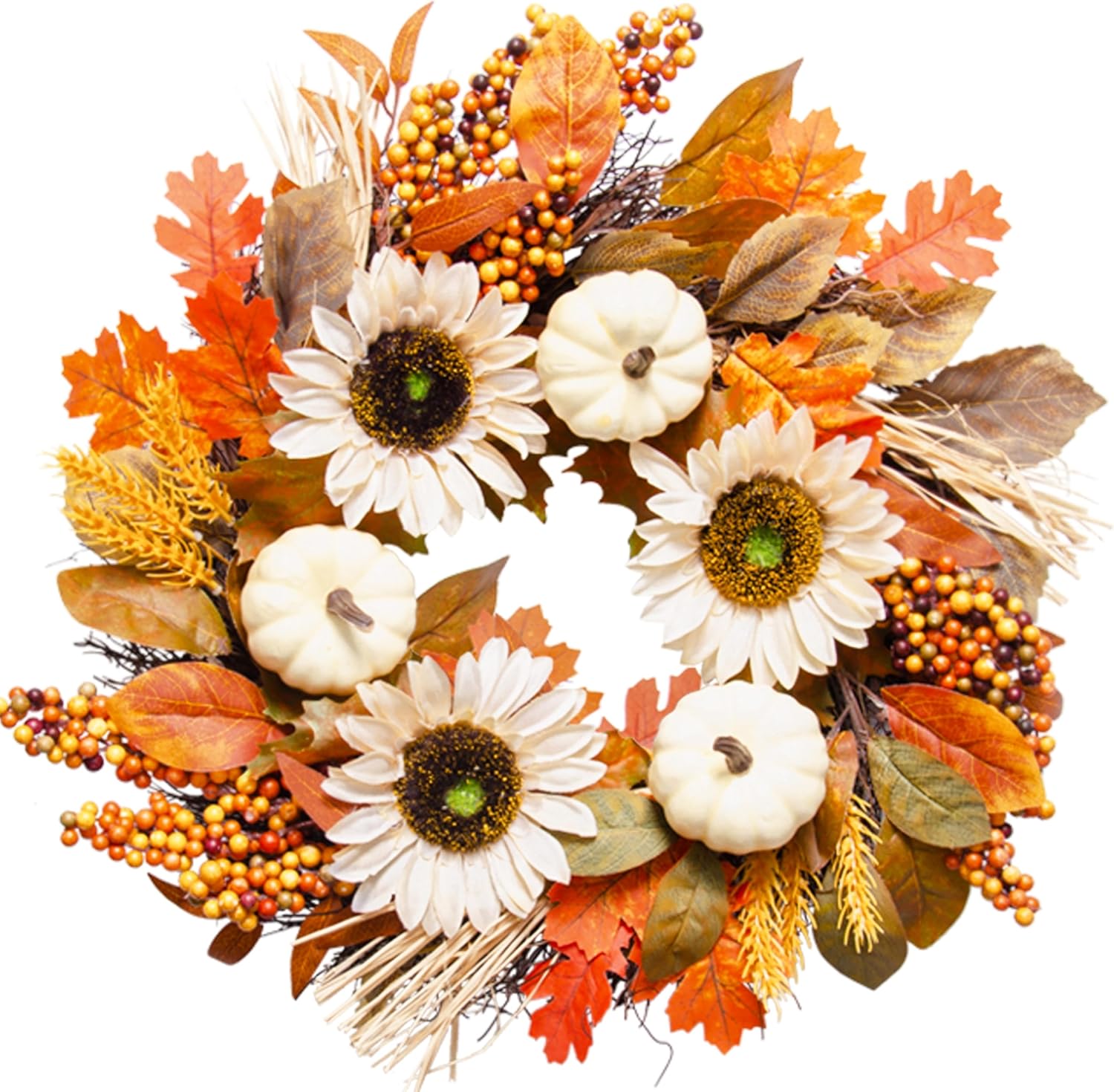 Thanksgiving Harvest Halloween Wreath