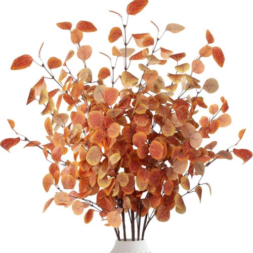 1 - Copy - Copy - Copy - Copy - Copy - Copy - Copy - Copy - Copy - Copy - Copy - Copy Autumn Leaf Branches Fake Silk Eucalyptus Faux Fall Decorations