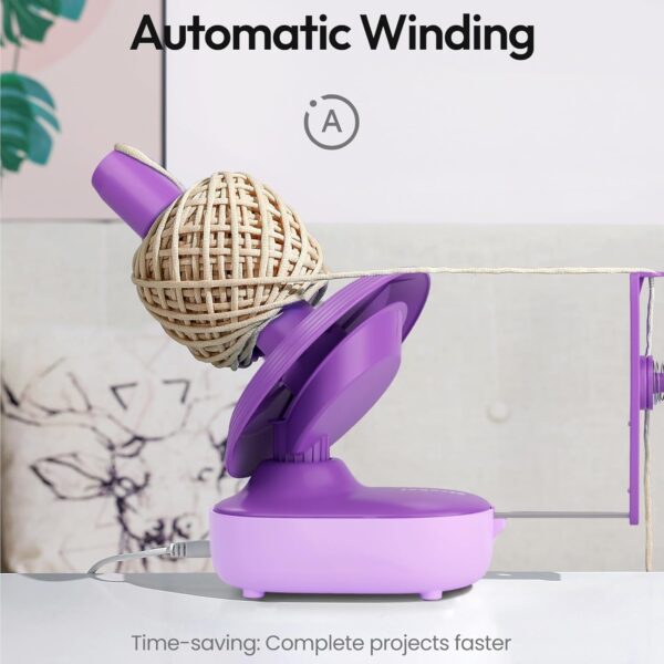 Electric Yarn Ball Winder with Stepless Speed 5