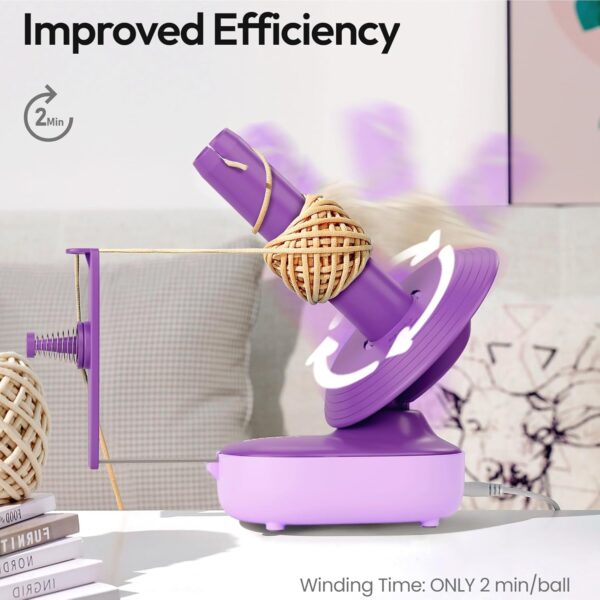 Electric Yarn Ball Winder with Stepless Speed 3