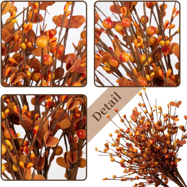 Fall Artificial Fall Berry Picks  Autumn Berry