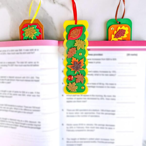 Decorations Art Sets Autumn Maple Leaf Glitter Leaf 2