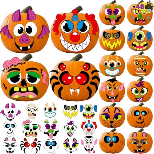 1 Halloween Pumpkin Stickers