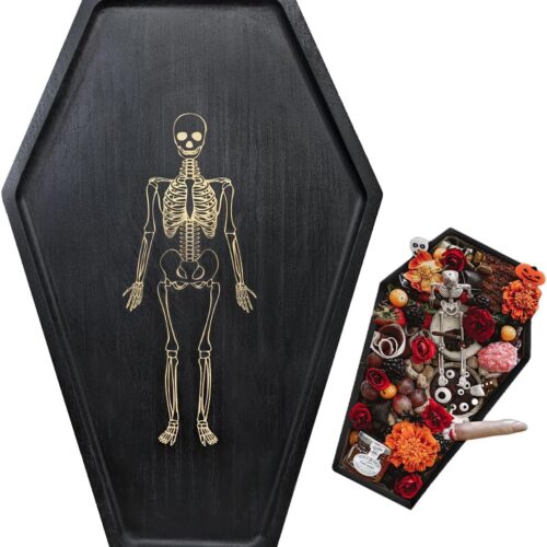 1 17.8'' Tall Halloween Coffin Charcuterie Boards