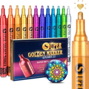 Super Golden Metallic Paint Markers