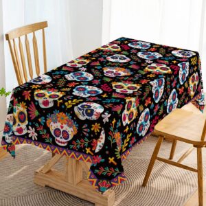 Tablecloth Day of The Dead Sugar Skull Decor