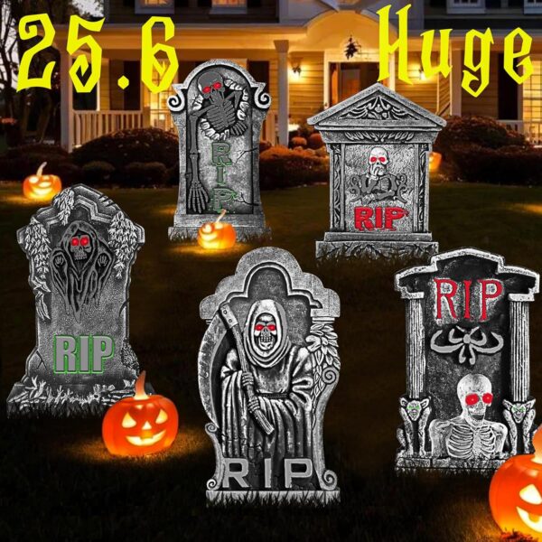 DIY Halloween Tombstone Set 1
