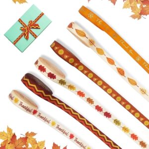 6 Rolls 30 Yards Fall Ribbons Autumn Harvest Ribbons