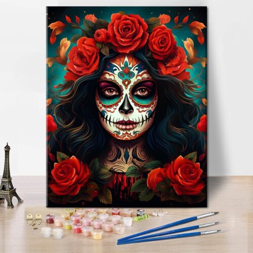 Paint by Number for Adults Paint by Number Day of The Dead