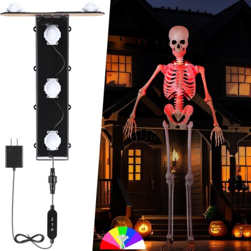 Halloween 12 Ft Skeleton Lighting Kit