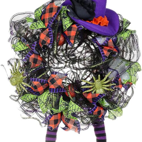 Halloween Witch Wreaths for Front Door