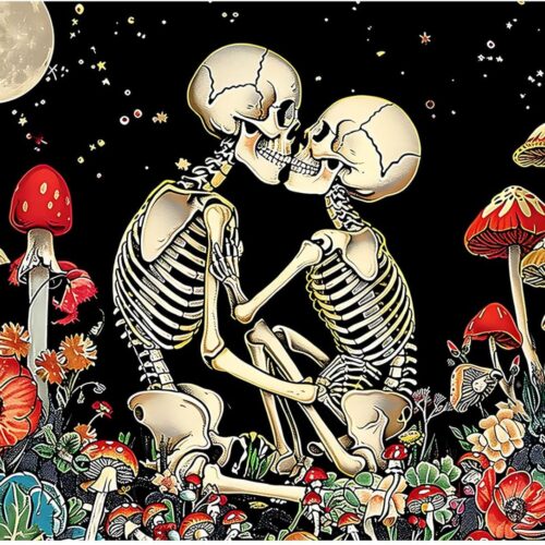 1 Skeleton Diamond Art Kits for Adults
