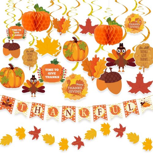 40PCS Fall Thanksgiving Decor