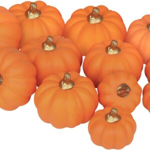 Artificial Pumpkins Bulk 12Pcs