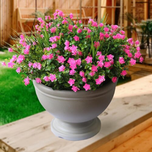 1 Artificial Fake Flowers Grass Plants Outdoor