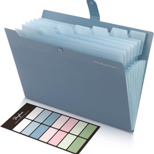 Expanding File Organizer with 8 Pockets