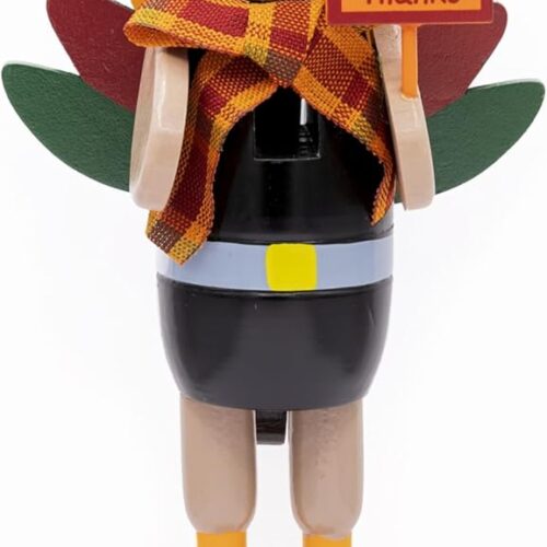 1 Ornativity Thanksgiving Fall Turkey Nutcracker – Green