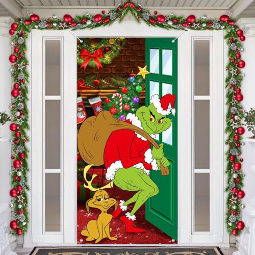1 Christmas Door Cover Decorations