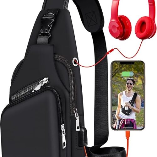 Waterproof Sling Bag Crossbody Backpack for Men Women