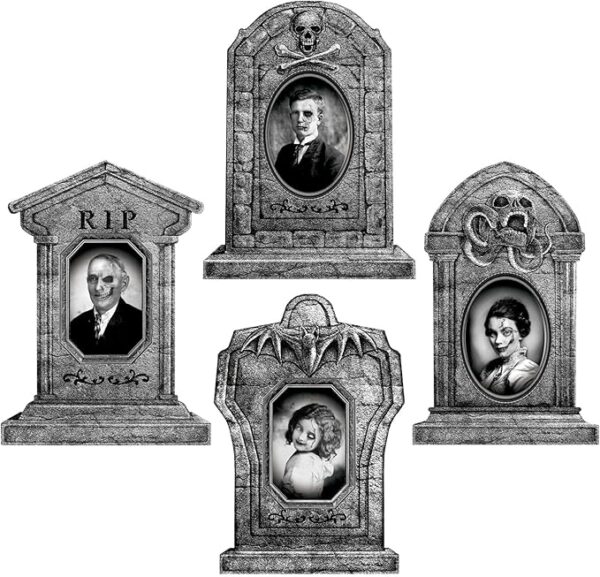 Graveyard Tombstones Halloween Decorations Outdoor 1